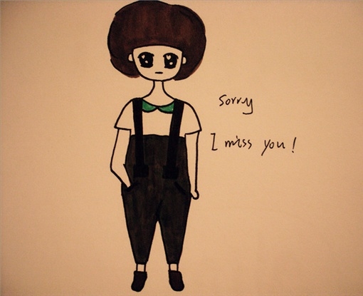 就算是死路也要走一遍_漫画风格可爱女生QQ空间素材