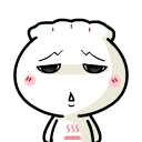 可爱饭头和饺子仔仔QQ表情 卡通搞笑QQ表情