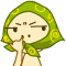 栗栗子和绿头巾QQ表情 卡通可爱QQ表情