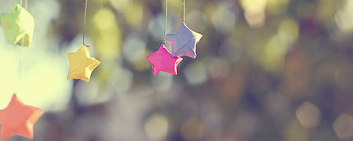 记忆中的五角星_唯美的横版空间素材