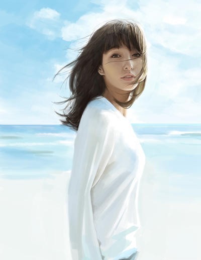 唯美QQ空间女生图片素材_泪在脸上化作了思念