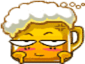 超级可爱而又搞笑的啤酒杯微信表情
