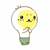 可爱又搞笑的灯泡人QQ表情