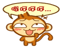 搞笑的经典悠嘻猴群聊微信表情