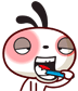 DoDo兔QQ表情之刷牙