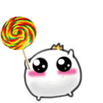 萌萌的年糕之举东西表情系列 动态可爱年糕微信表情