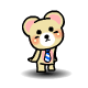 领带熊微信表情包 动漫可爱动态表情
