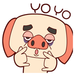 疲倦猪动态表情包 动漫疲倦猪微信表情