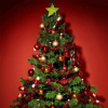 圣诞节圣诞树图片大全2022 亮闪闪圣诞树图片唯美好看