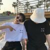 搞怪好玩的情侣头像合照两张 2022潮流青春情侣头像一男一女