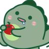 ins超火可爱小恐龙头像大全 绿色呆萌小恐龙卡通头像