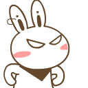 达达兔和水果宝贝QQ表情 卡通动物QQ表情