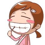 可爱色色女_我是白骨精之小白微信表情