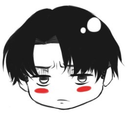 原创Q版利威尔兵长表情图片 可爱的兵长微信表情包