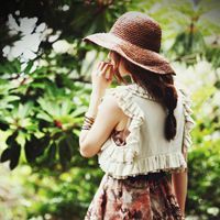 唯美意境小清新女生微信头像最新版 你是别人的风景