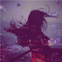 微信头像女生伤感唯美LOMO风 起身离开时红着双眼