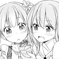 黑白手绘卡通微信图片素材 为什么她比我迟到却胜出了比赛