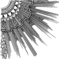 秘密花园黑白原图头像精选 微信头像线条画