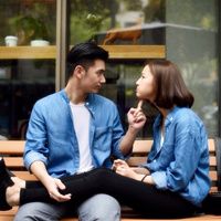 时尚微信空间情侣头像唯美图片 山水之间终会相遇只为缘分