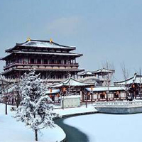 西安唯美意境雪景图片大全 一下雪西安就成了长安