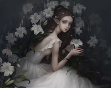 想你网唯美文艺十足的女生网名 夜闲清莹梦落花