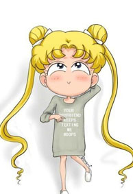 有趣的卡通微信皮肤最新版 怪我不出众的脸留不住你跳动的眼