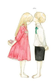 手绘动漫女生微信皮肤2022 你总顾及别人可谁来顾及你