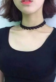 性感皮肤个性网露锁骨的女生 瘦不了的永远在骚动