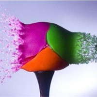 创意非常有个性的微信头像 被子弹击中的瞬间定格