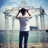 00后小清新情侣头像一左一右 缘分默默地守候在某个渡口