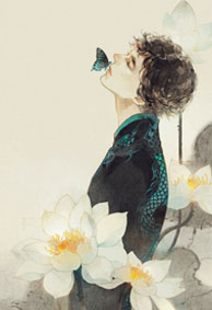 动漫版微信空间透明背景皮肤 回味往事的坚决