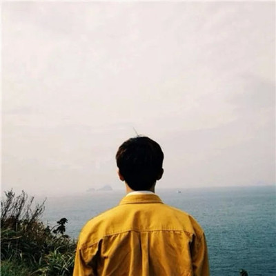 男生伤感意境背影头像大全2022 给我个机会爱你到无可救药