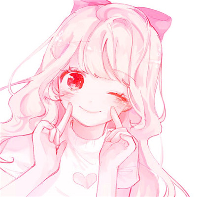 萌萌微信女生头像卡通高清图片 强忍着却还是想要喜欢你