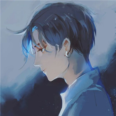 好看男生素描头像彩色高清图 忽冷忽热疑神疑鬼其实害怕失去
