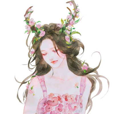 意境唯美美女微信素描头像2022 不是不爱只是不够爱