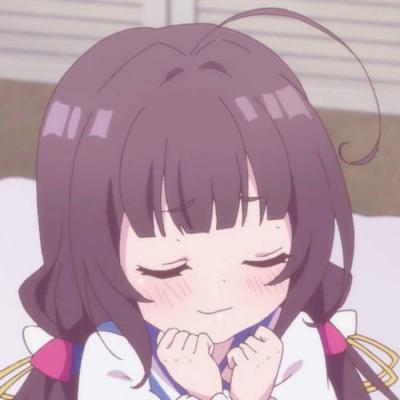 2022最潮微信头像动漫女二次元 你快点偷亲我我眼睛都闭好了