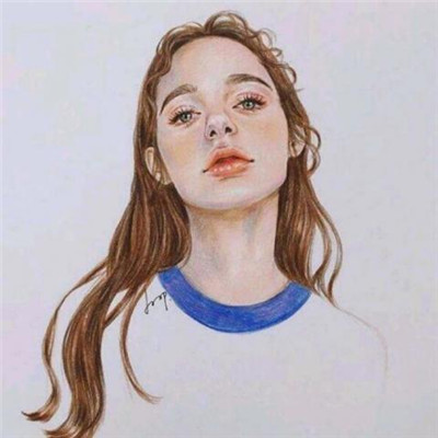 2022最新手绘女生头像唯美清新 你可以幸福我愿意观望