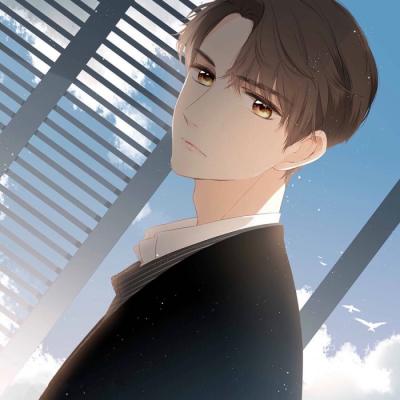 2022微信情侣头像动漫一男一女 你是全世界最好的