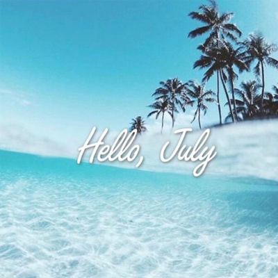 2022七月你好风景图片带字英文 7月你好微信朋友圈配图