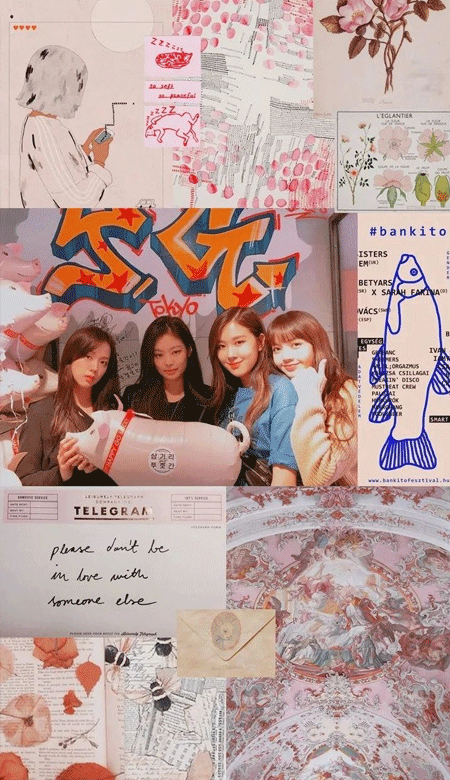 最新blackpink壁纸高清无水印四人 blackpink四人超高清抖音壁纸