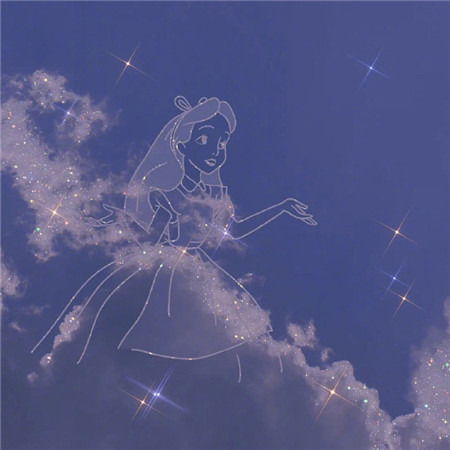 2023最新版浪漫星空背景图人影紫色 身边越嘈杂我越想你