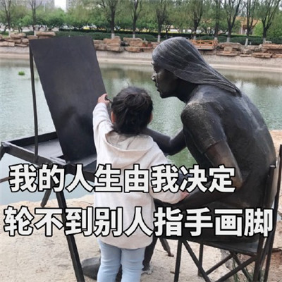 2023最新版的小刚几表情包 我的人生由我决定轮不到别人指手画脚