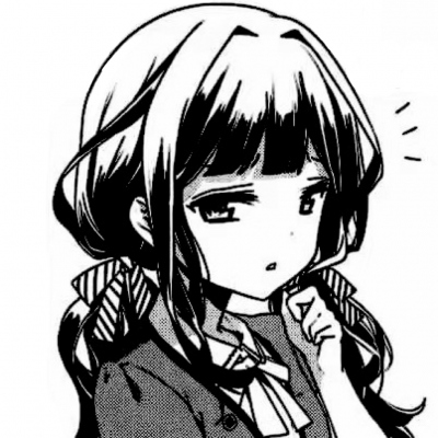 女生黑白动漫二次元可爱头像最新2023 遇见的都是天意拥有的都是幸运