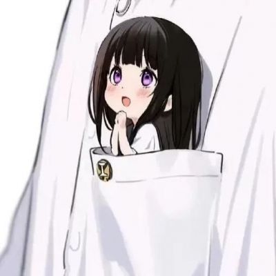 一对两张手绘超级可爱又幸福的情头 坏的东西就该早点丢进垃圾桶