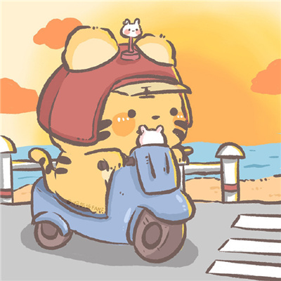 卡通情头超萌一男一女高清 失落时悄悄伸出手与风击个掌