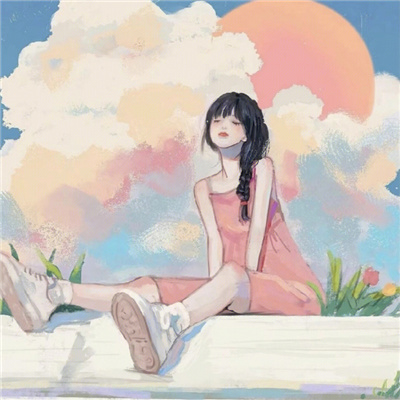 2023邻家女孩文艺二次元卡通头像 请站在我的位置上考虑下我的感受