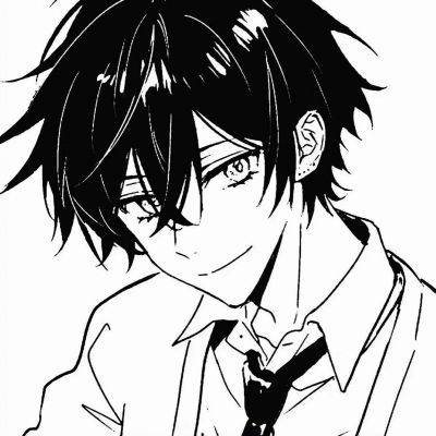 好看的动漫头像男生黑白系列2023 在不喜欢你的人那里去看清世界