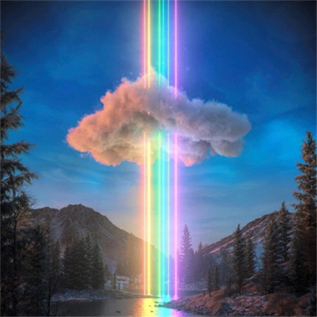 2023彩虹很浪漫好运背景图 许下的愿望统统实现‍吧