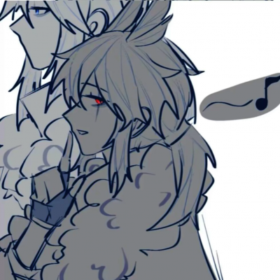 适合用来做游戏的情侣动漫头像  游戏cp情头超级好看