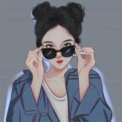 手绘很好看的女头很赞最新 2023优质手绘潮流的女头